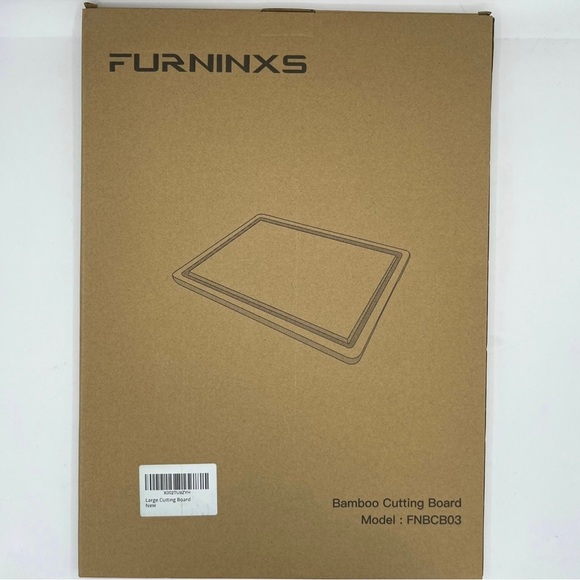 Bamboo Cutting Board Handle Juice Groove - Picture 7 of 10